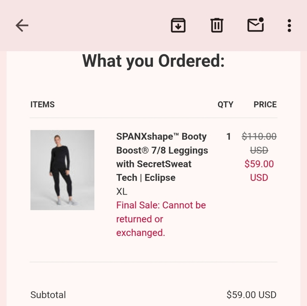 SPANX Eclipse Leggings with SecretSweat Tech